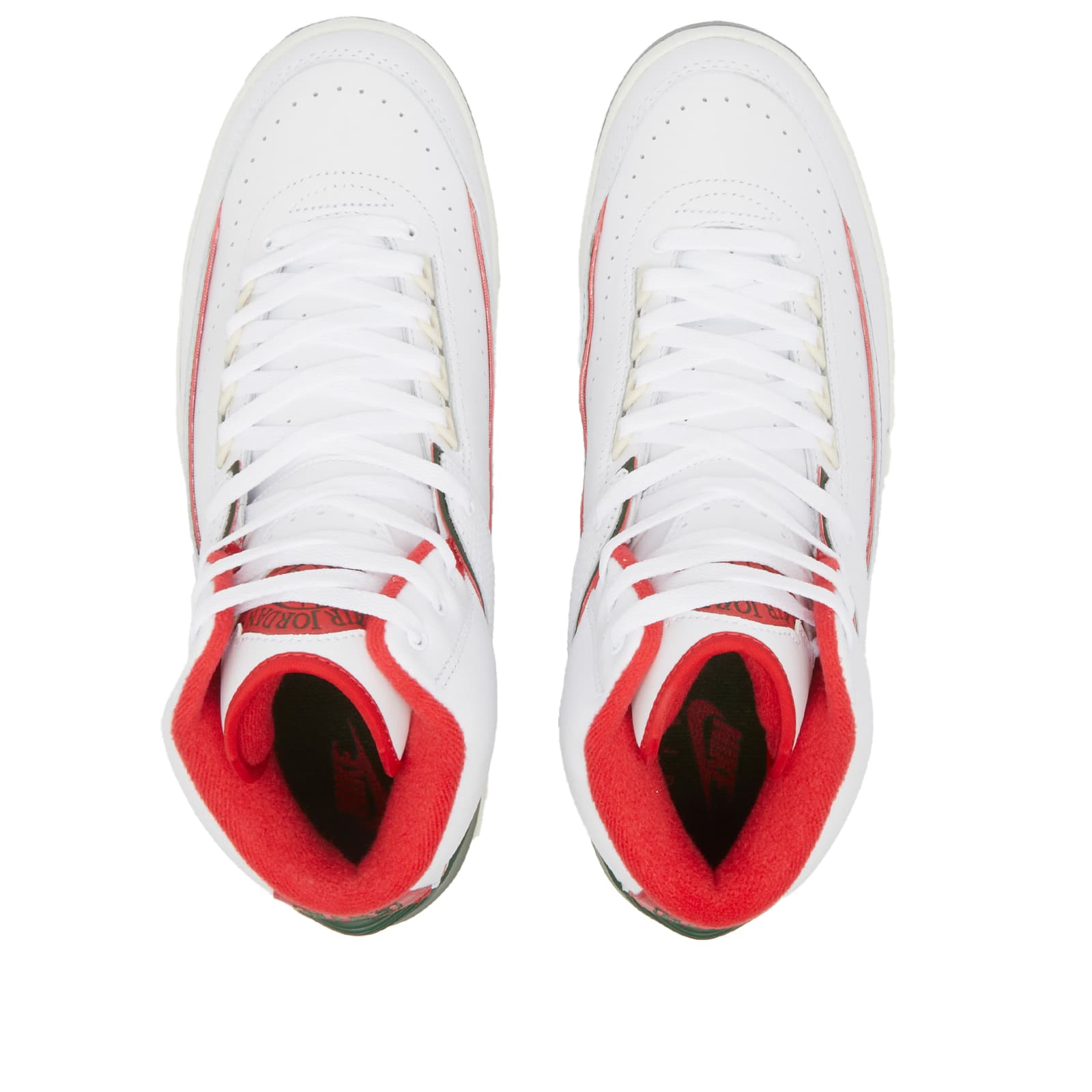 Air Jordan 2 Retro - White & Fire Red Fir Sail