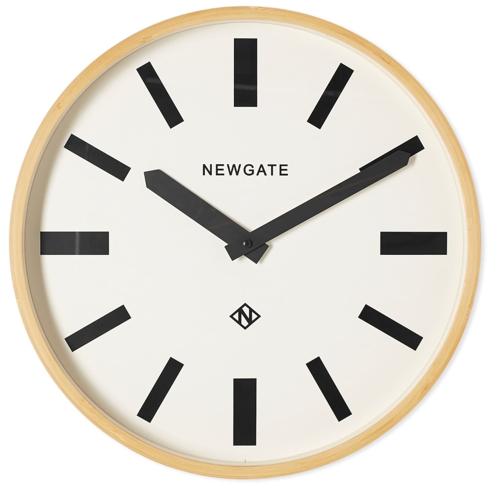 Newgate Clocks Mauritius Ocean Dial Wall Clock Bamboo END.