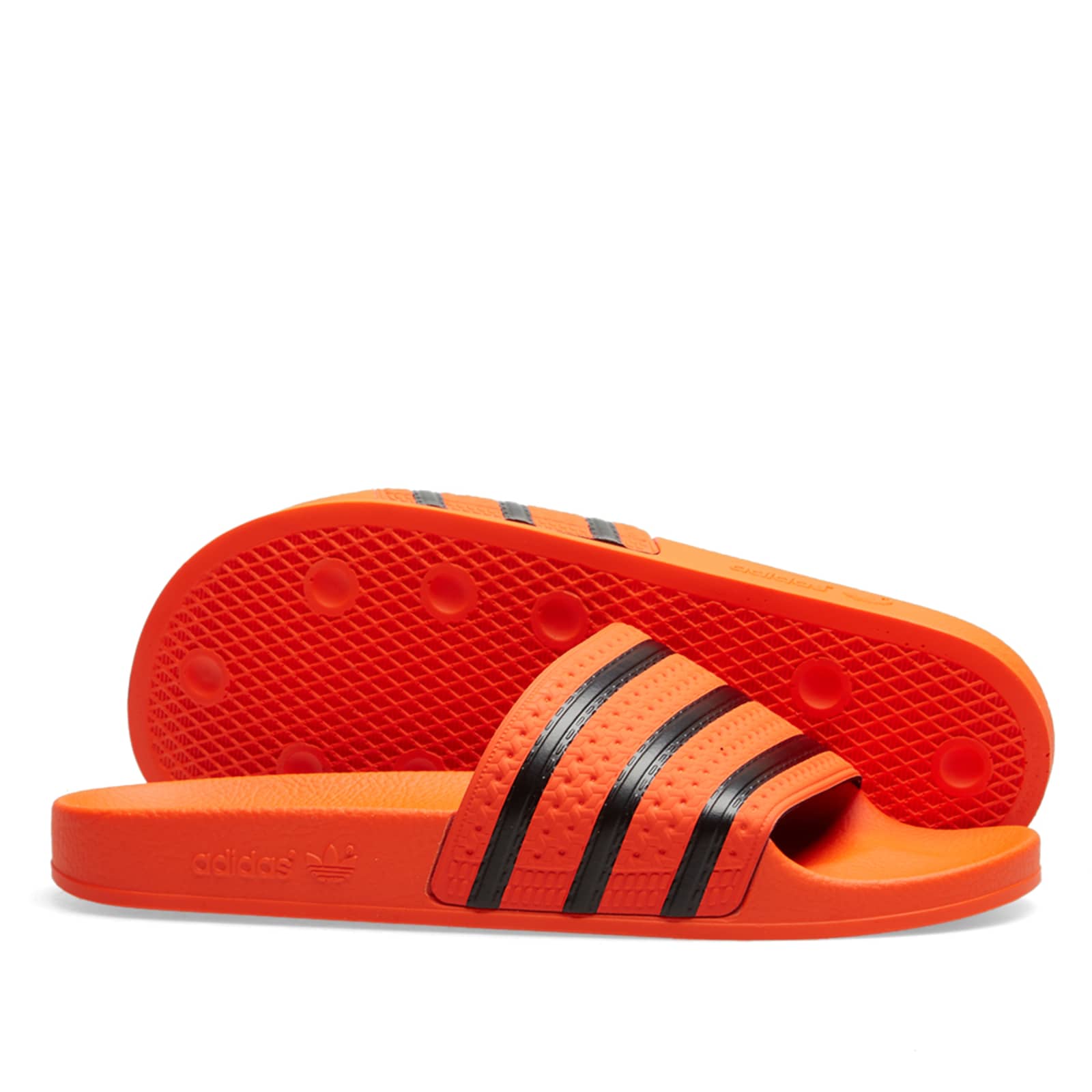 Adidas Adilette - Active Orange & Core Black