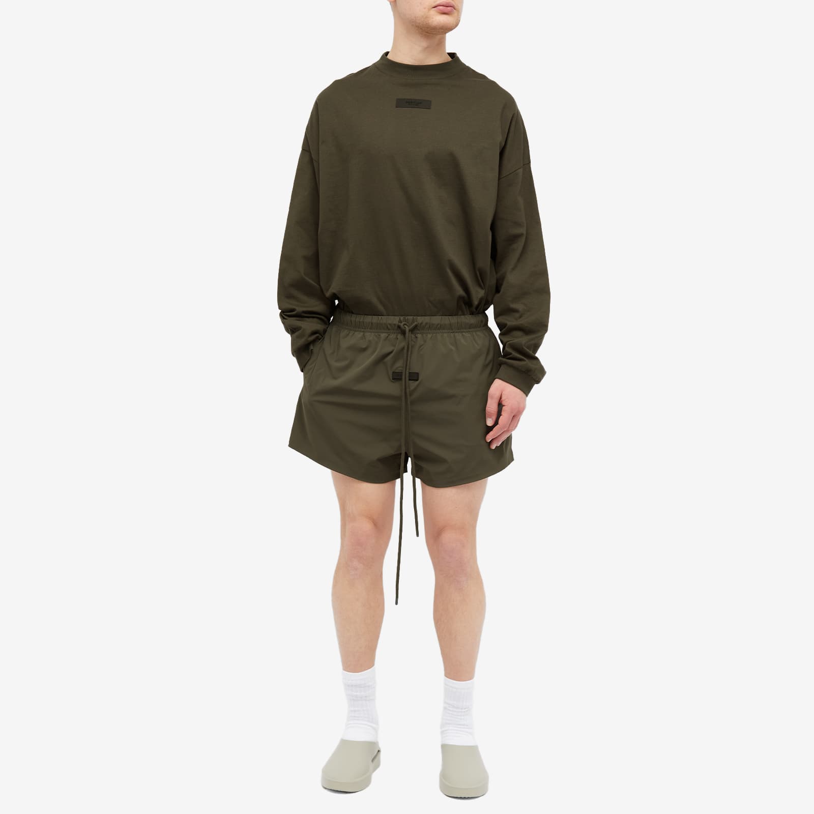 Fear of God ESSENTIALS Spring Nylon Running Shorts - Ink