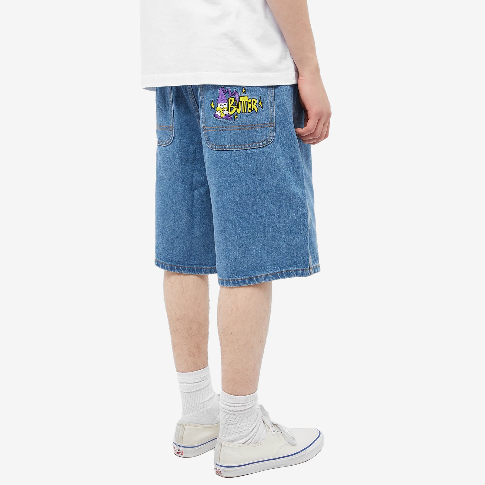 Butter Goods Wizard Denim Shorts Washed Indigo END. (TW)