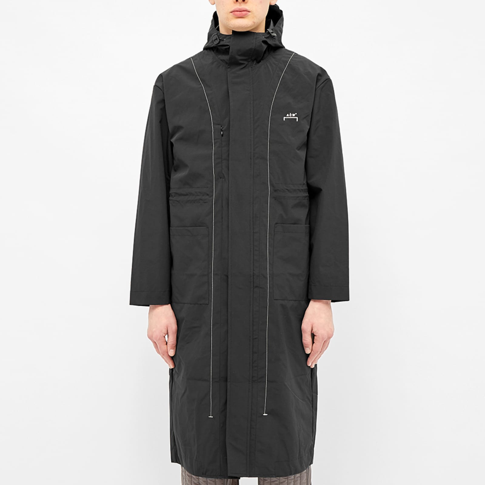 ACOLDWALL* Windbreaker Coat Black END.