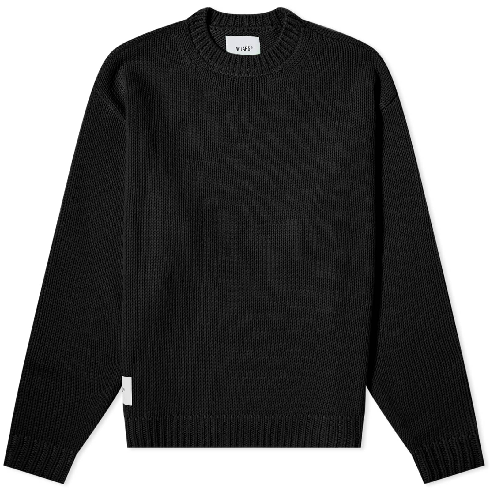 WTAPS 04 Waffle Knit Jumper Black END. (JP)