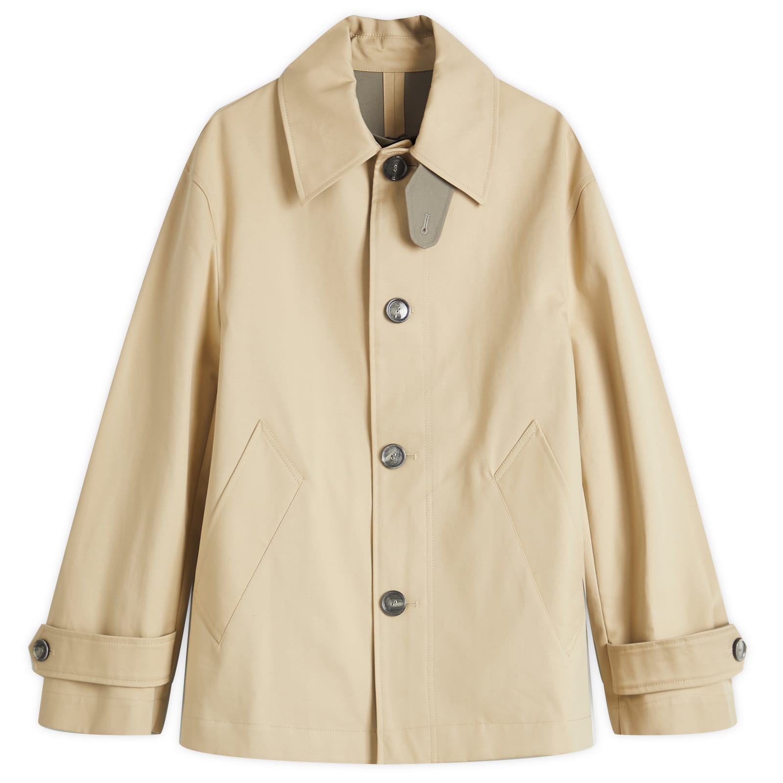 AMI Paris Button Cotton Jacket - Ginger & Ash