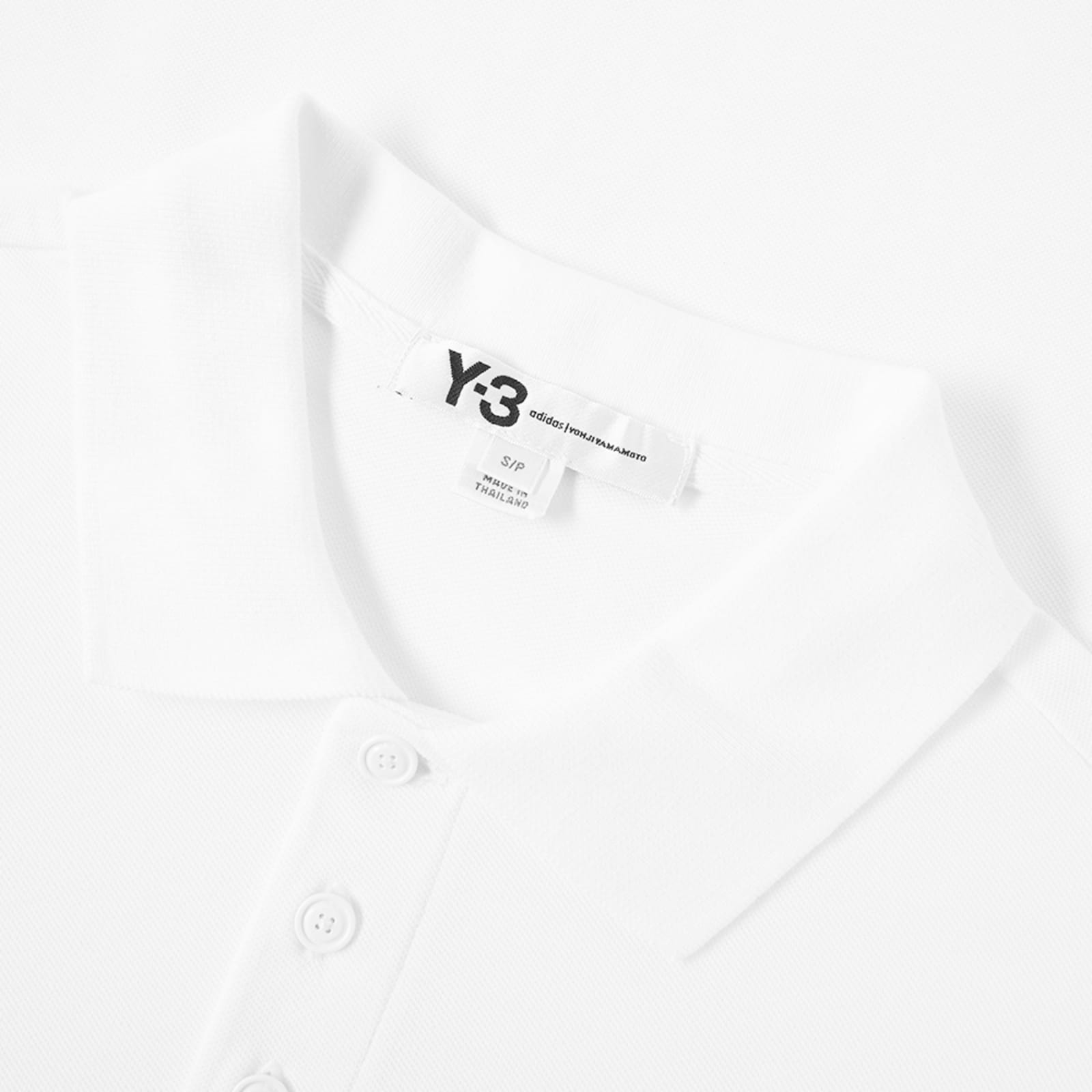Y 3 Classic Polo White END ES 