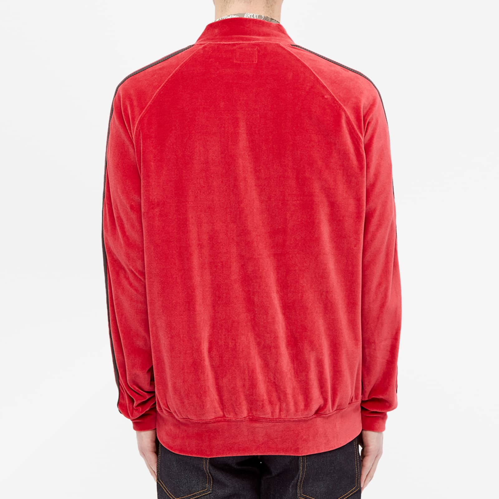 Needles Ribbed Collar Velour Track Jacket Pink END. (Global)
