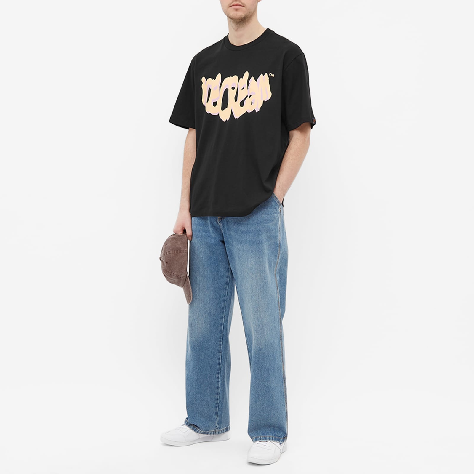 Ice Cream Drip Graphic T-Shirt - Unisex Soft Cotton Tee With Screen-Printed Melted Ice Cream Design (Multiple Colors Available) - View #2