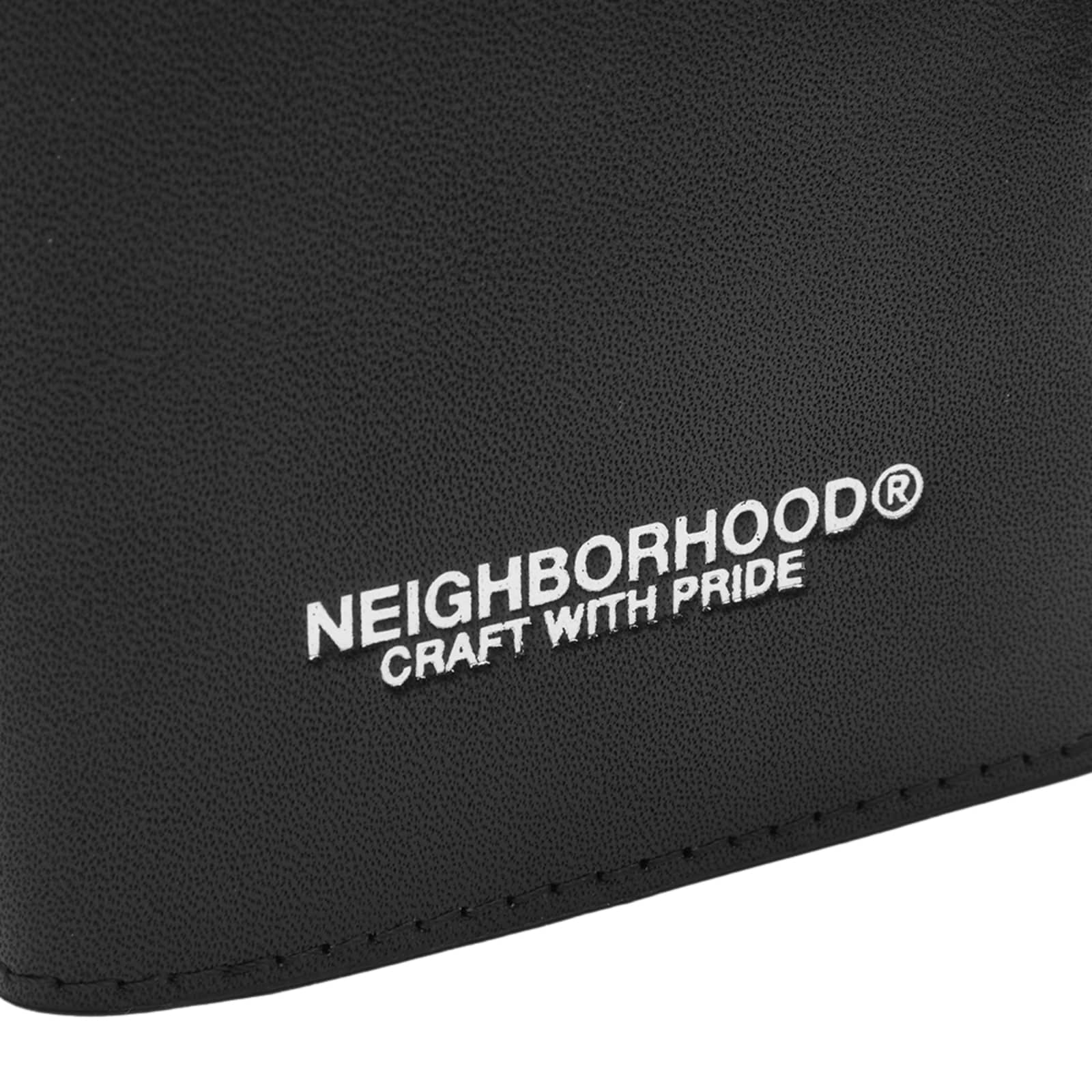 Neighborhood Leather Micro Wallet Black END.