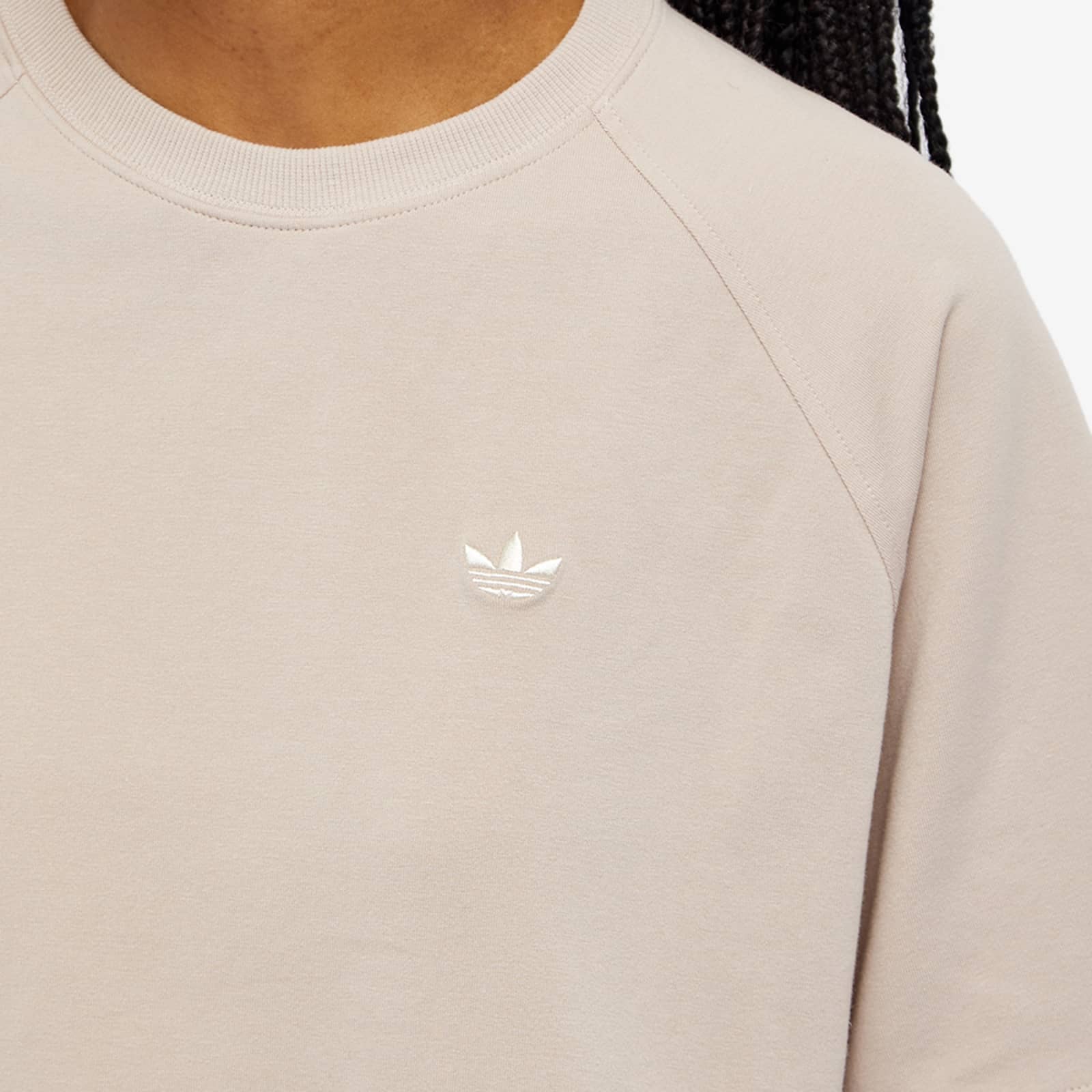 Adidas Premium Essential Cropped T-Shirt Wonder Taupe | END. (AT)