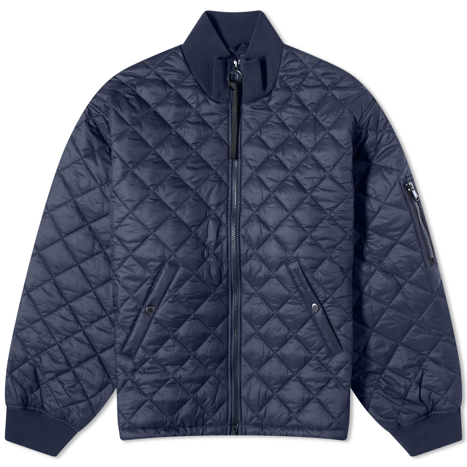 Barbour Heritage + Flyer Field Quilt Jacket Navy END.