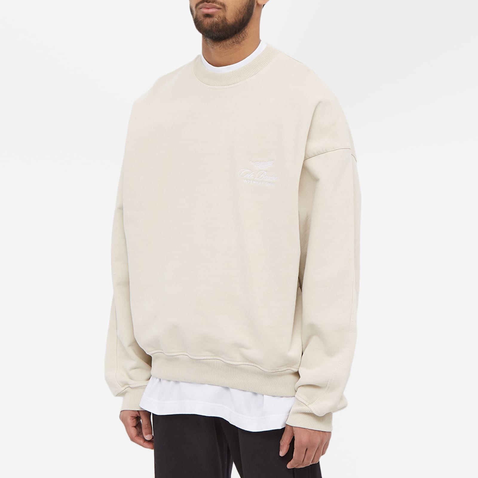 Cole Buxton International Crew Sweat - Cream