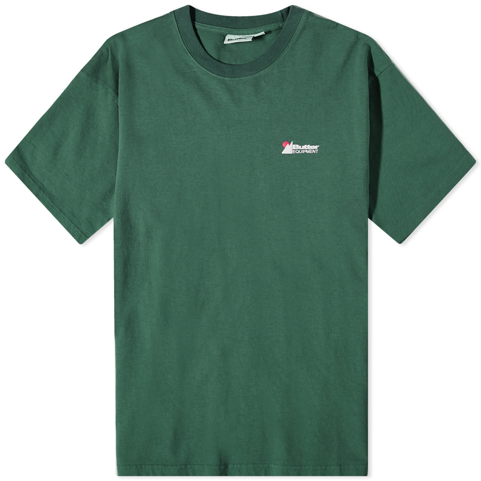 Butter Goods Equpmnent Pigment Dye TShirt Deep Pine END. (GB)