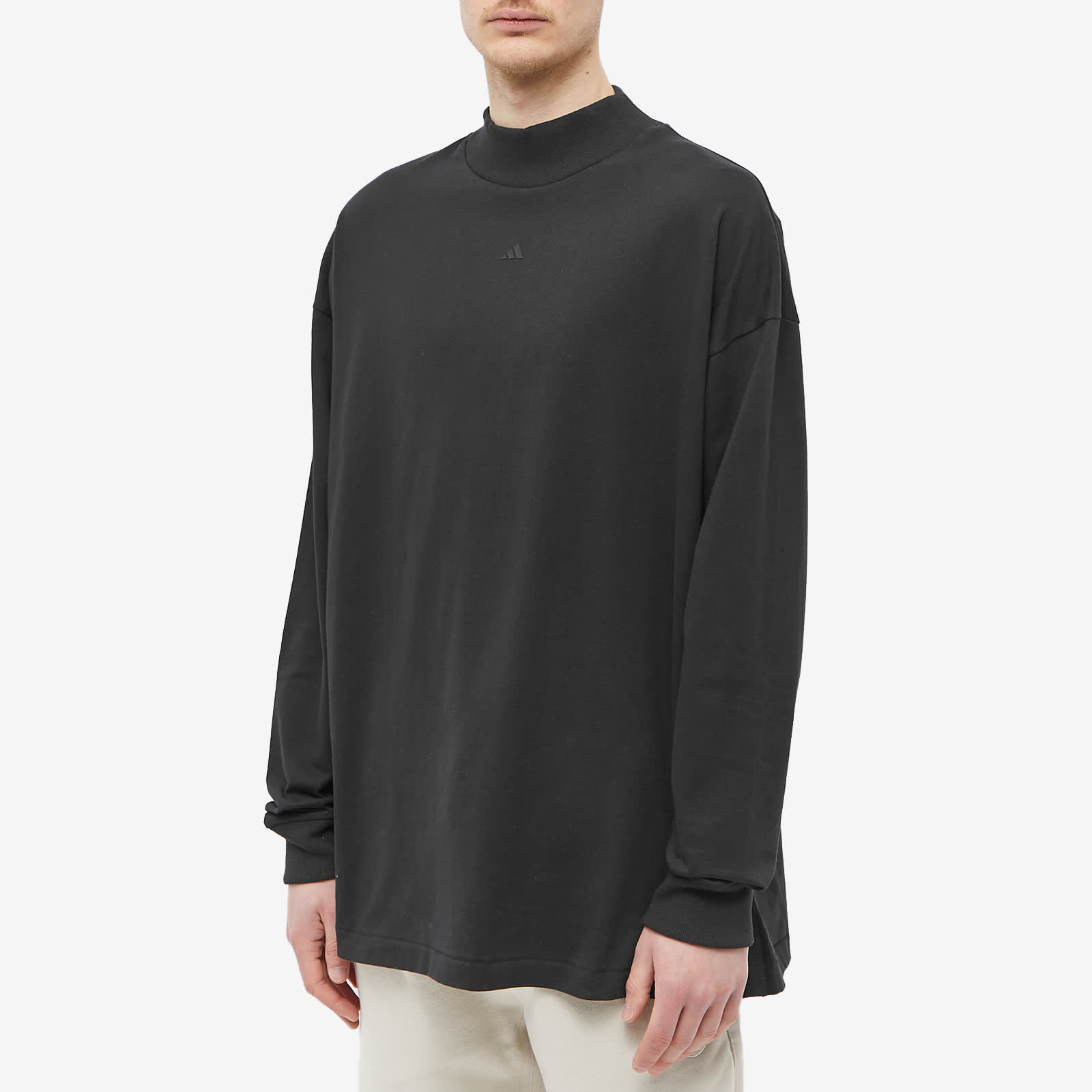 Adidas Adidas Basketball Long Sleeve Back Logo TShirt Black END. (RU)