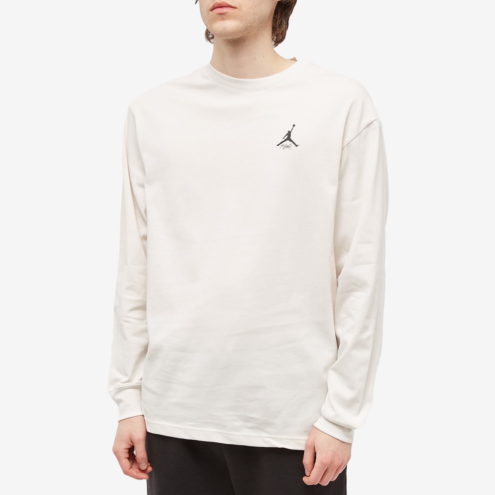 Air Jordan Long Sleeve Flight Heritage Graphic TShirt Phantom END.