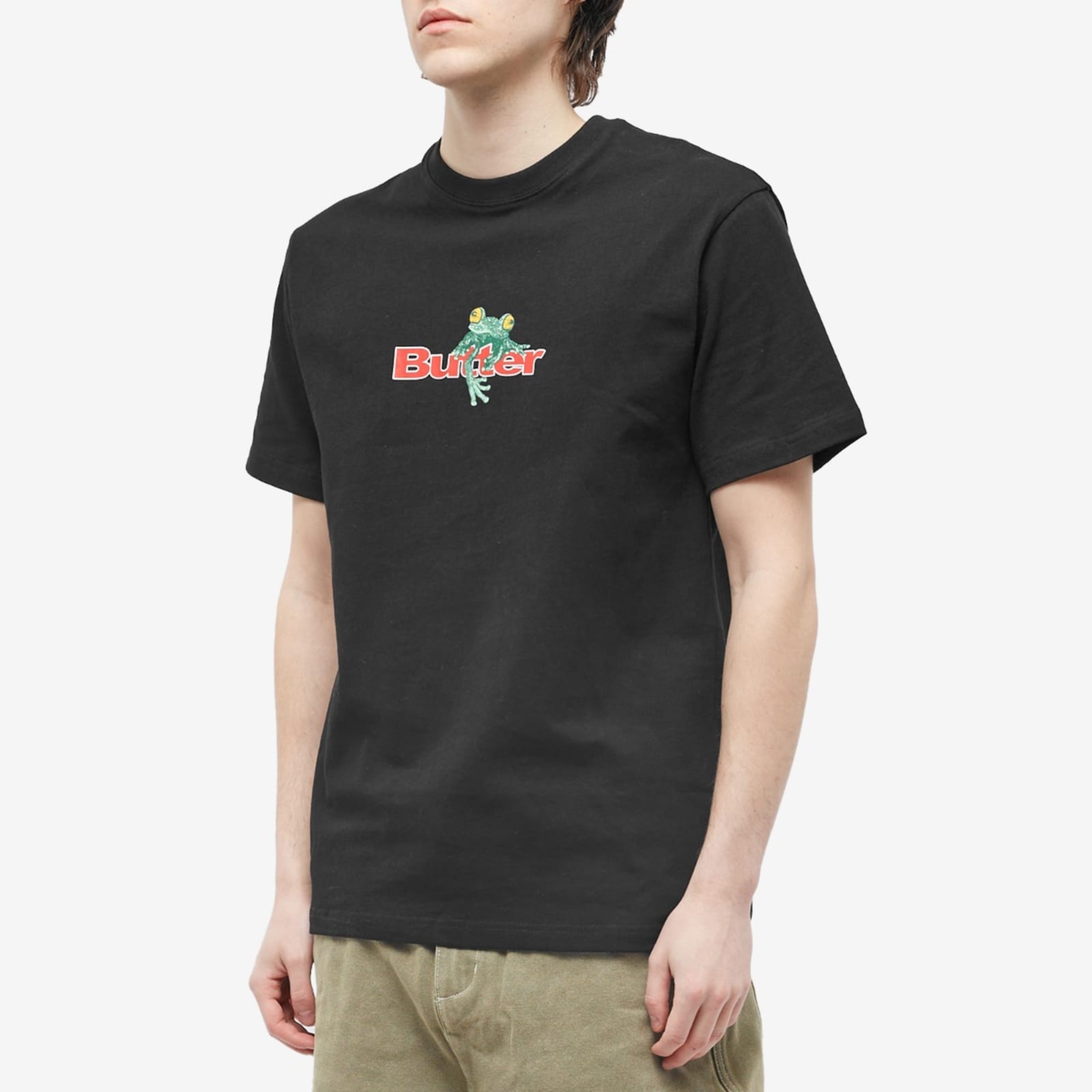 Butter Goods Tree Frog Logo TShirt Black END.
