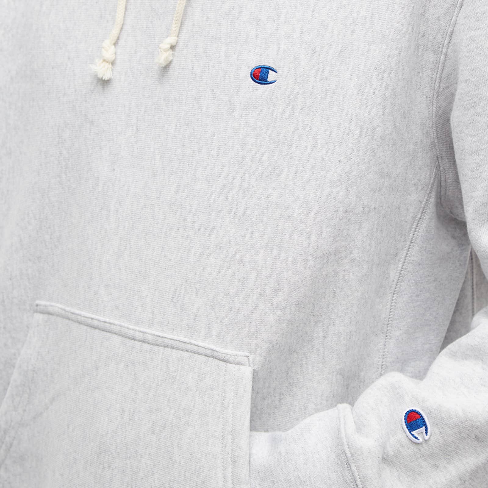 Grey champion hoodie reverse weave Sale