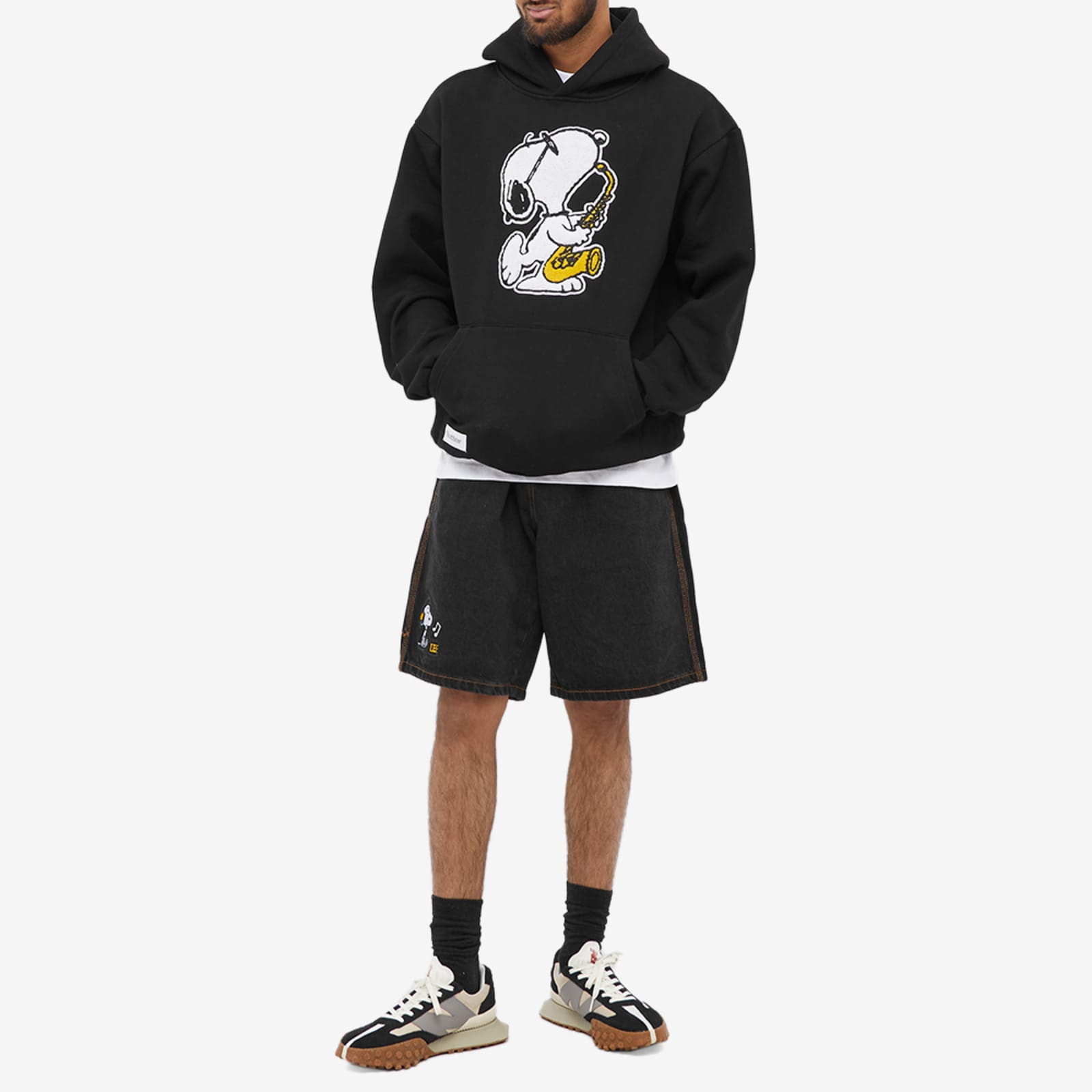 Butter Goods x Peanuts Jazz Applique Hoodie Black END. (GB)