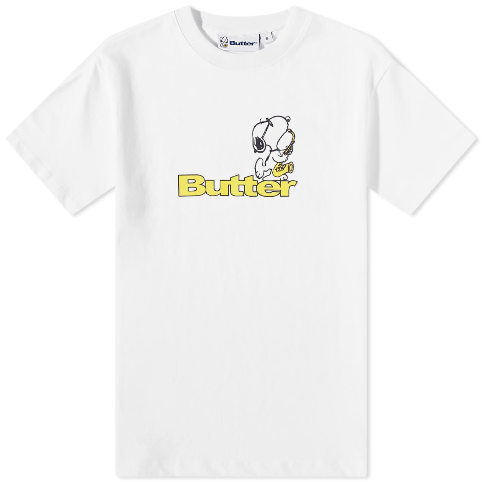 Butter Goods x Peanuts Jazz Logo TShirt White END. (GB)