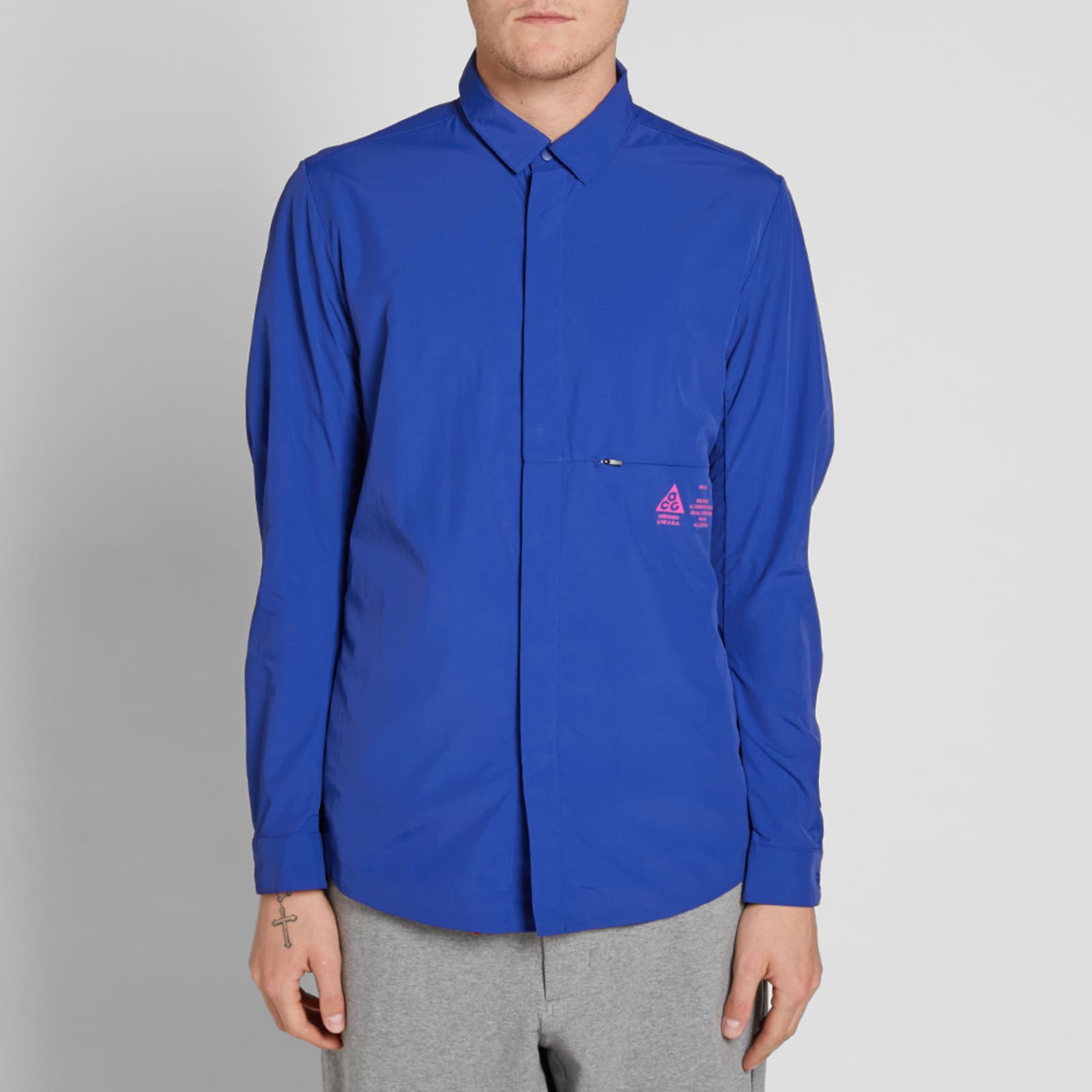 NikeLab ACG Shirt Jacket - Deep Royal Blue