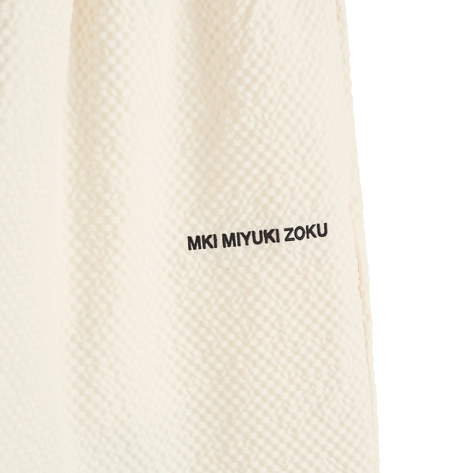MKI Seersucker Wide Leg Trousers