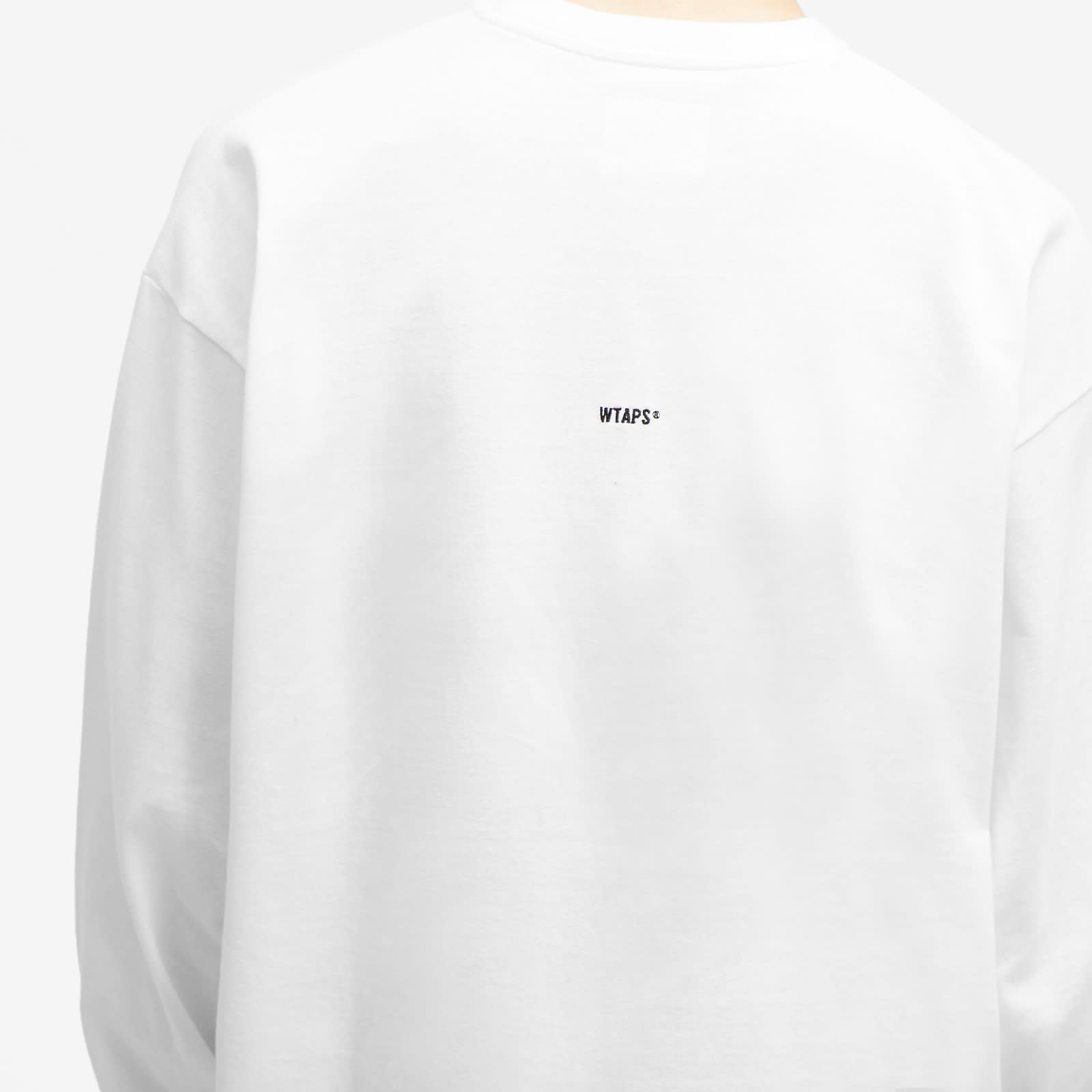 WTAPS 10 Long Sleeve Plain T-Shirt - White