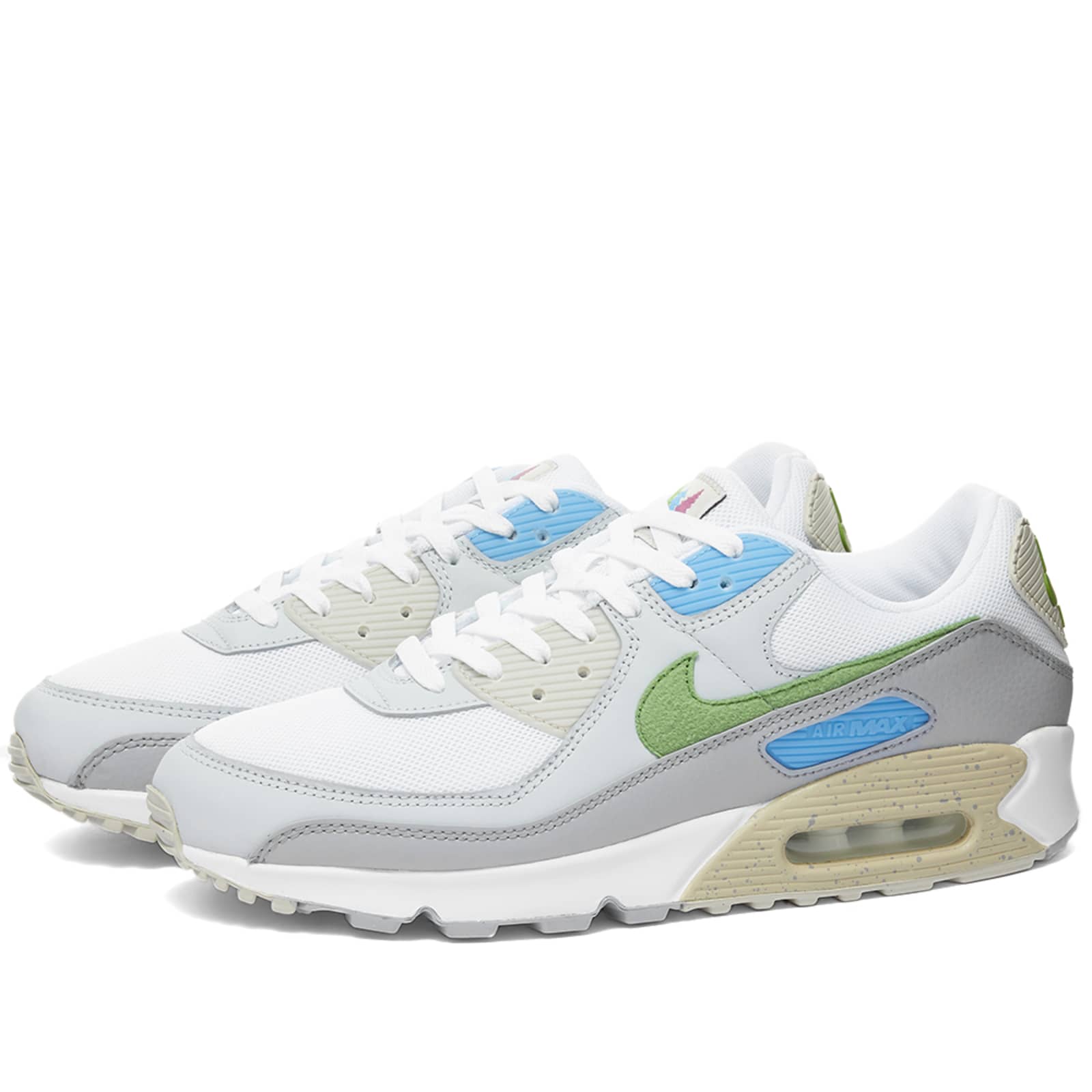 nike air max 90 white blue