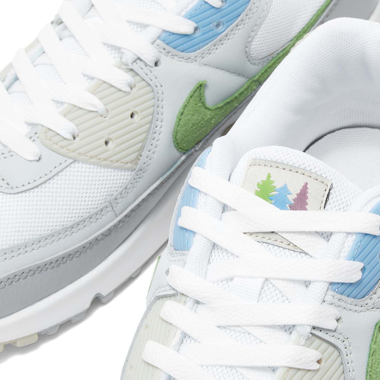 nike air max 90 white blue