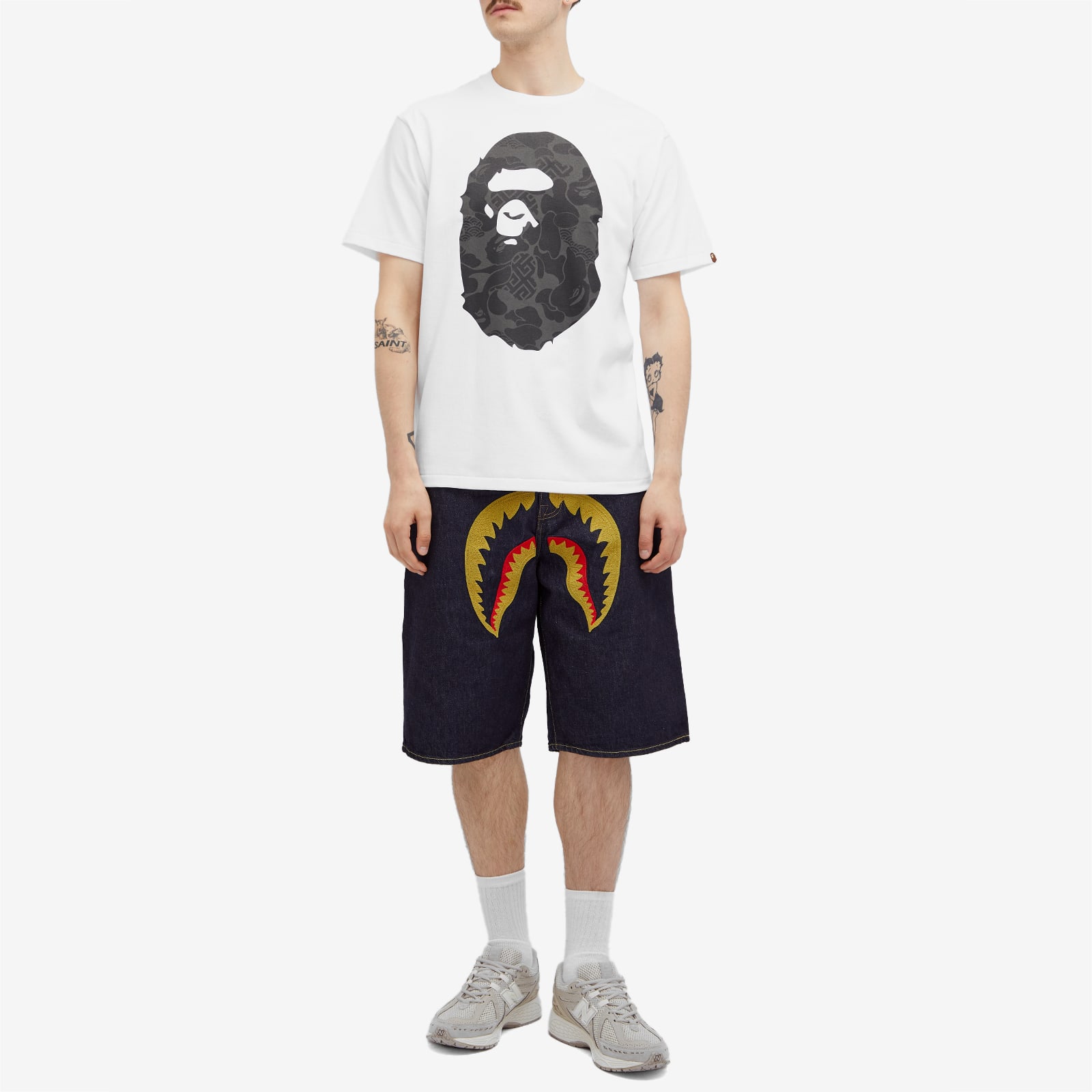 A Bathing Ape Asia Camo Big Ape Head T-Shirt