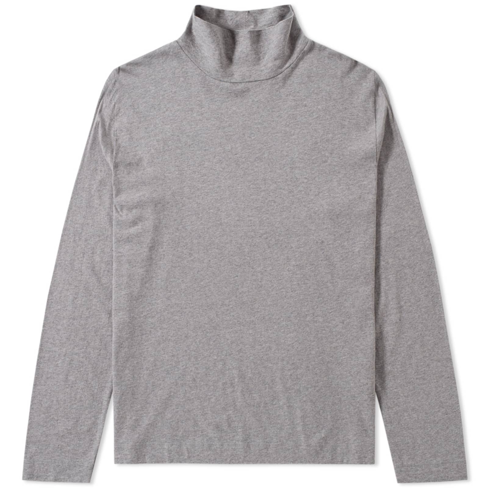 Our Legacy Turtle Neck - Grey Melange Army Jersey