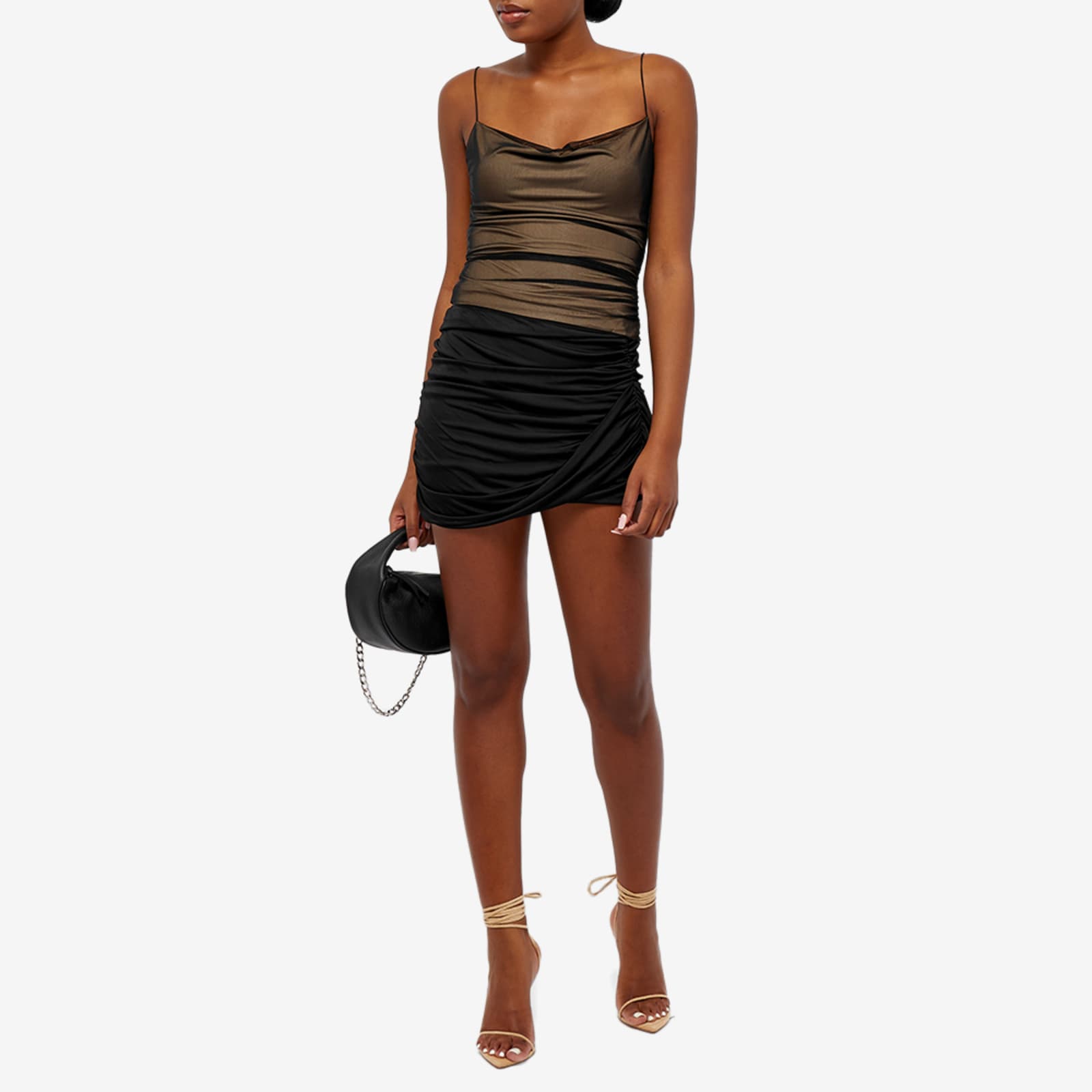 GAUGE81 Kanda Slinky Mini Skirt Black END. (US)