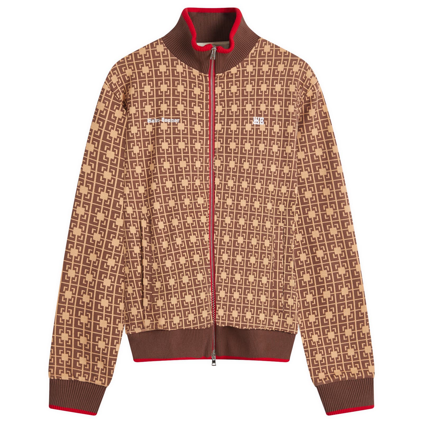 Wales Bonner Power Track Top - Orange & Brown