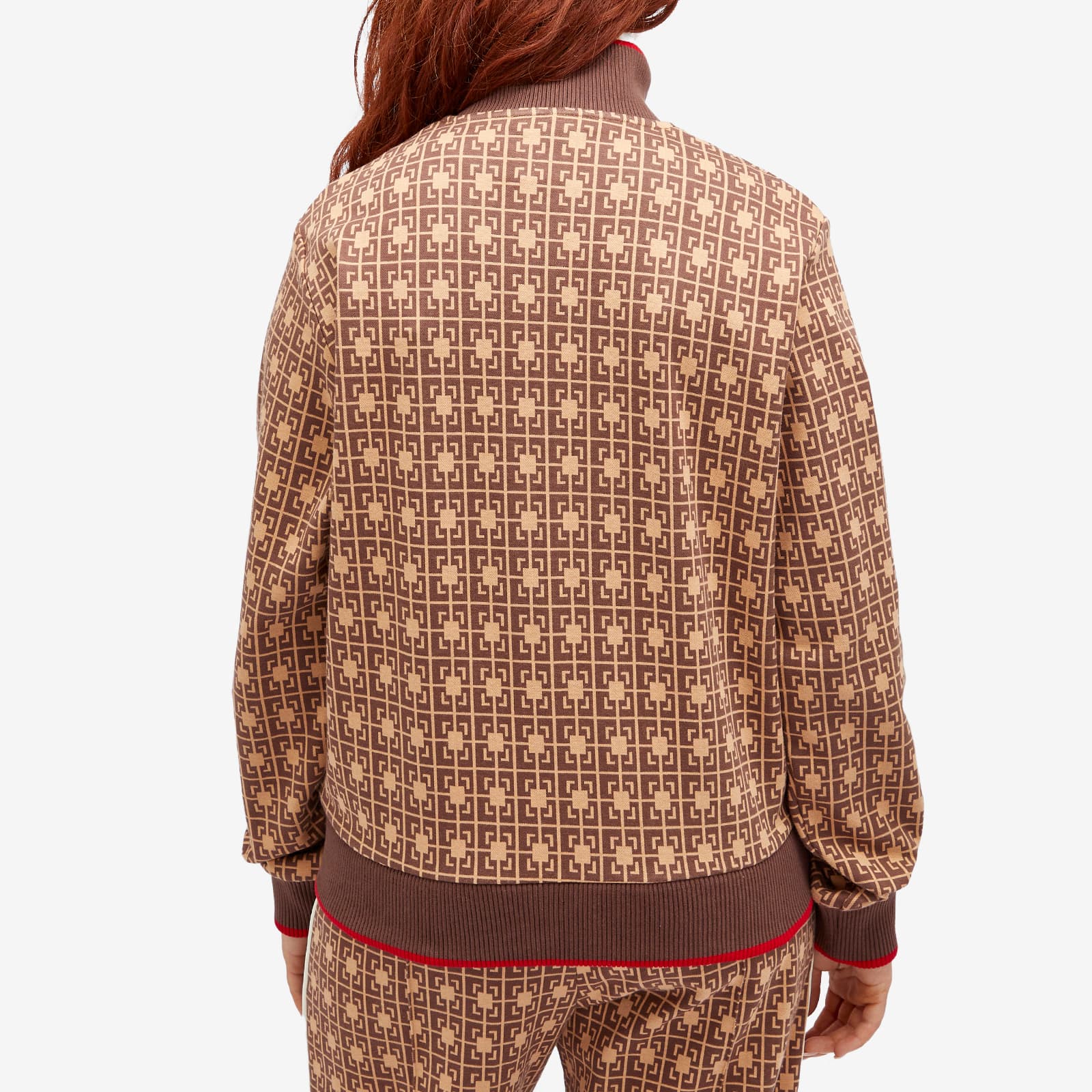 Wales Bonner Power Track Top - Orange & Brown