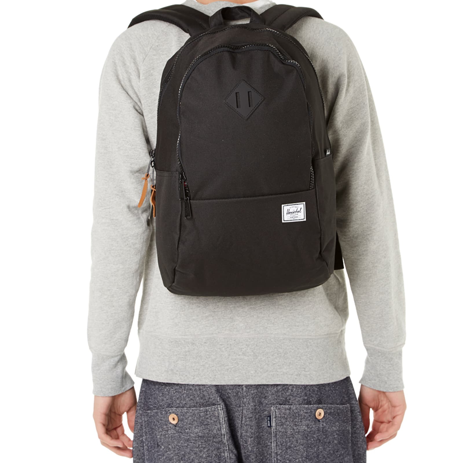 Herschel Supply Co. Nelson Backpack Black & Black Rubber END. (UK)