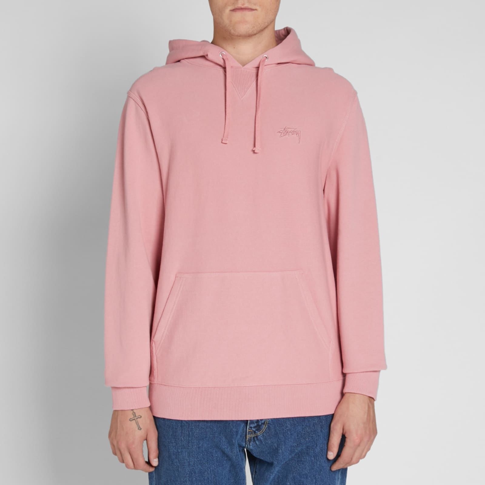 Stussy Stock Terry Hoody - Pink