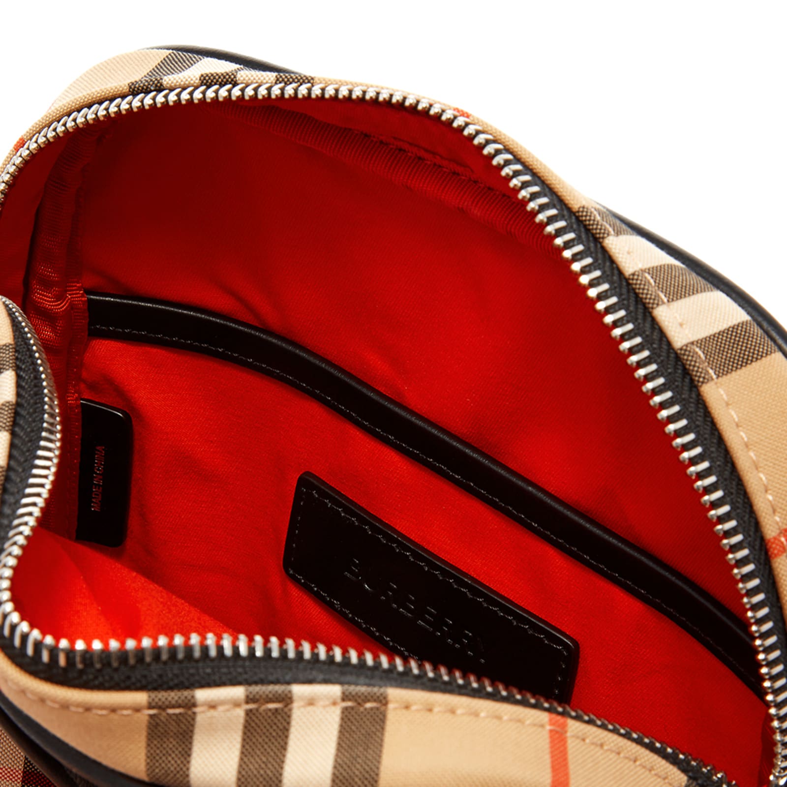 Burberry Vintage Check Freddie Cross Body Bag Archive Beige Check END