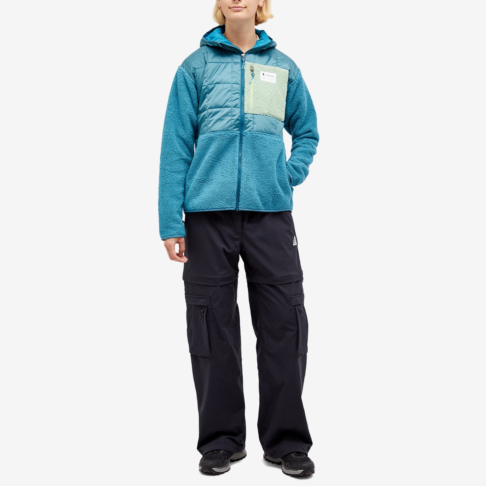 Cotopaxi Trico Hybrid Hooded Jacket Blue Spruce & Drizzle | END. (SG)
