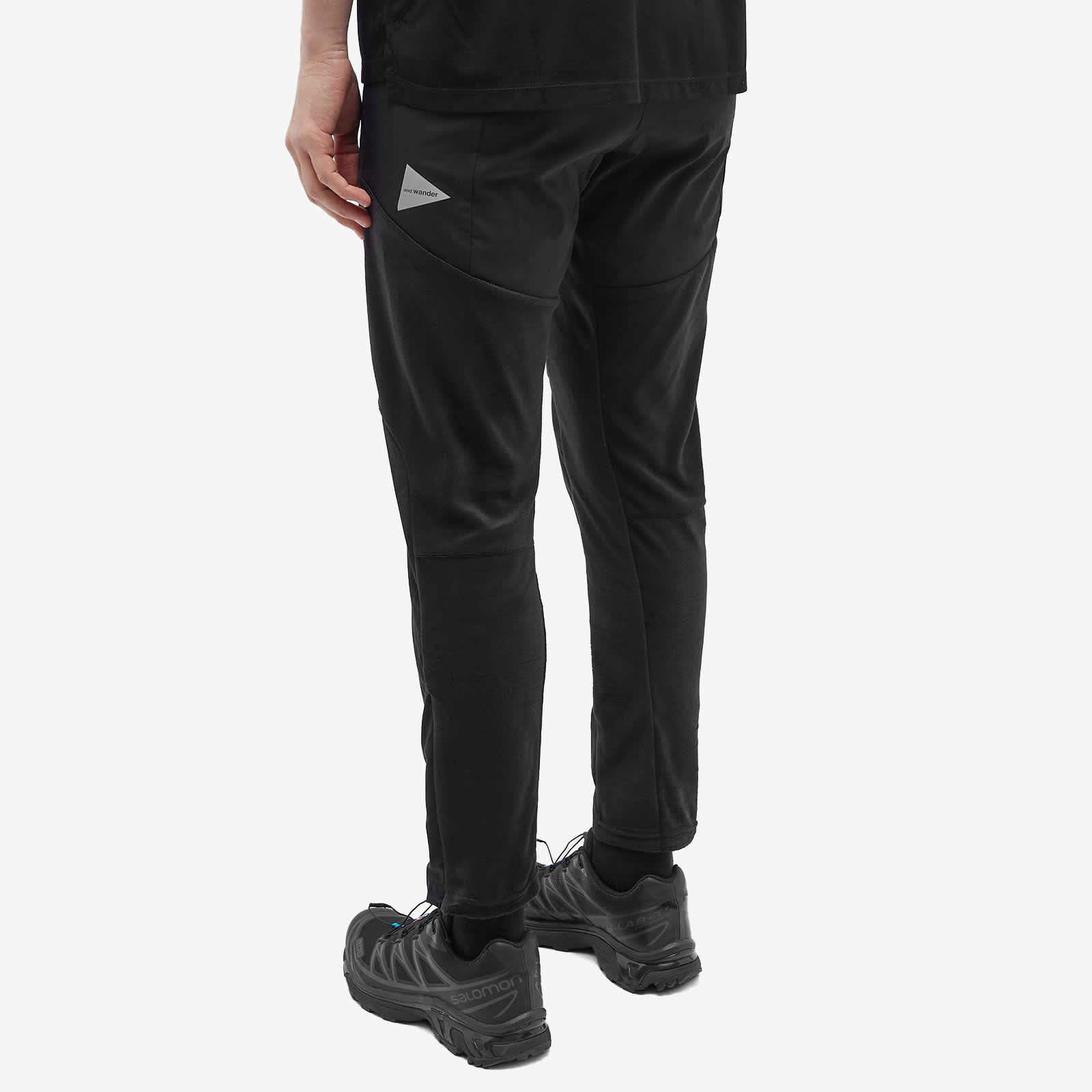 and wander Fleece Base Pants Black END.
