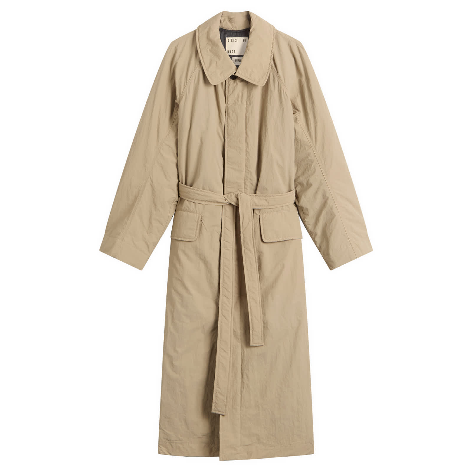 Girls of Dust Military Nylon Trench Coat