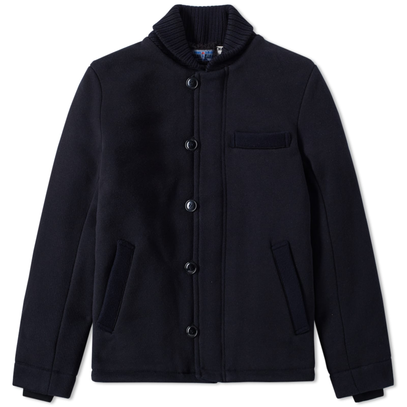 Blue Blue Japan Heavy Sweat MA-1 Jacket - Indigo