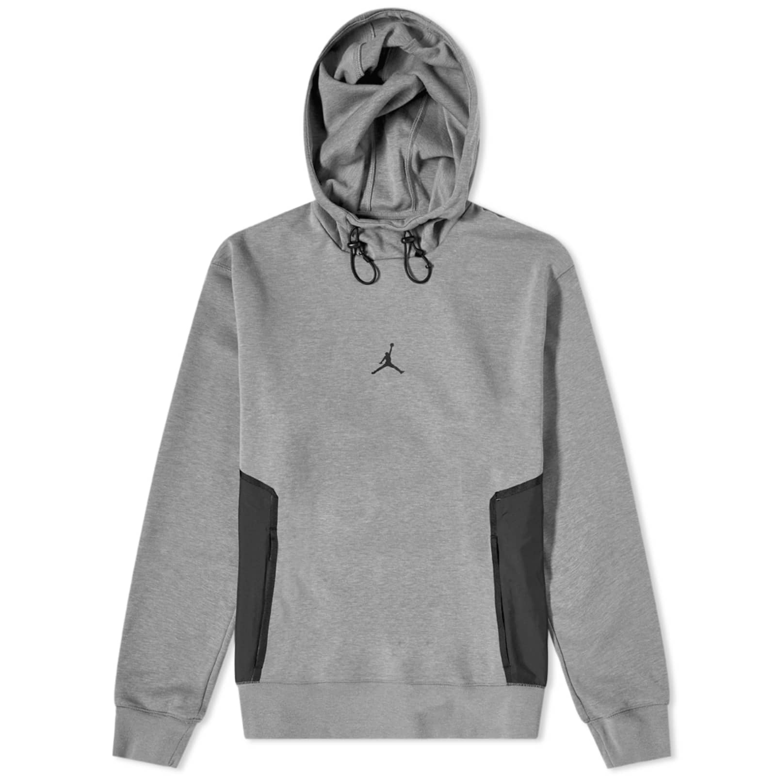 Air Jordan Statement Popover Hoodie - Carbon Heather & Black