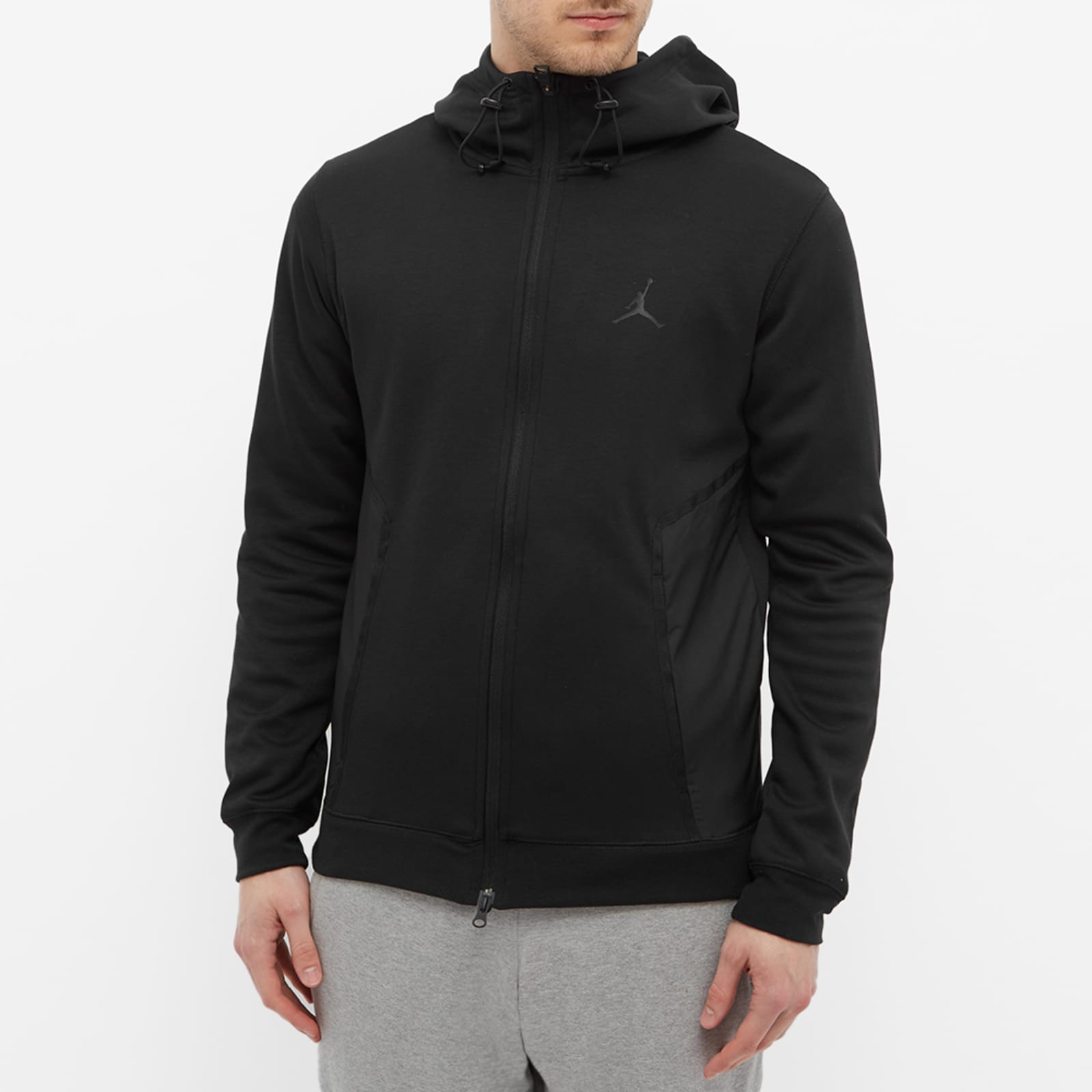 Air Jordan Statement Full Zip Hoodie - Black