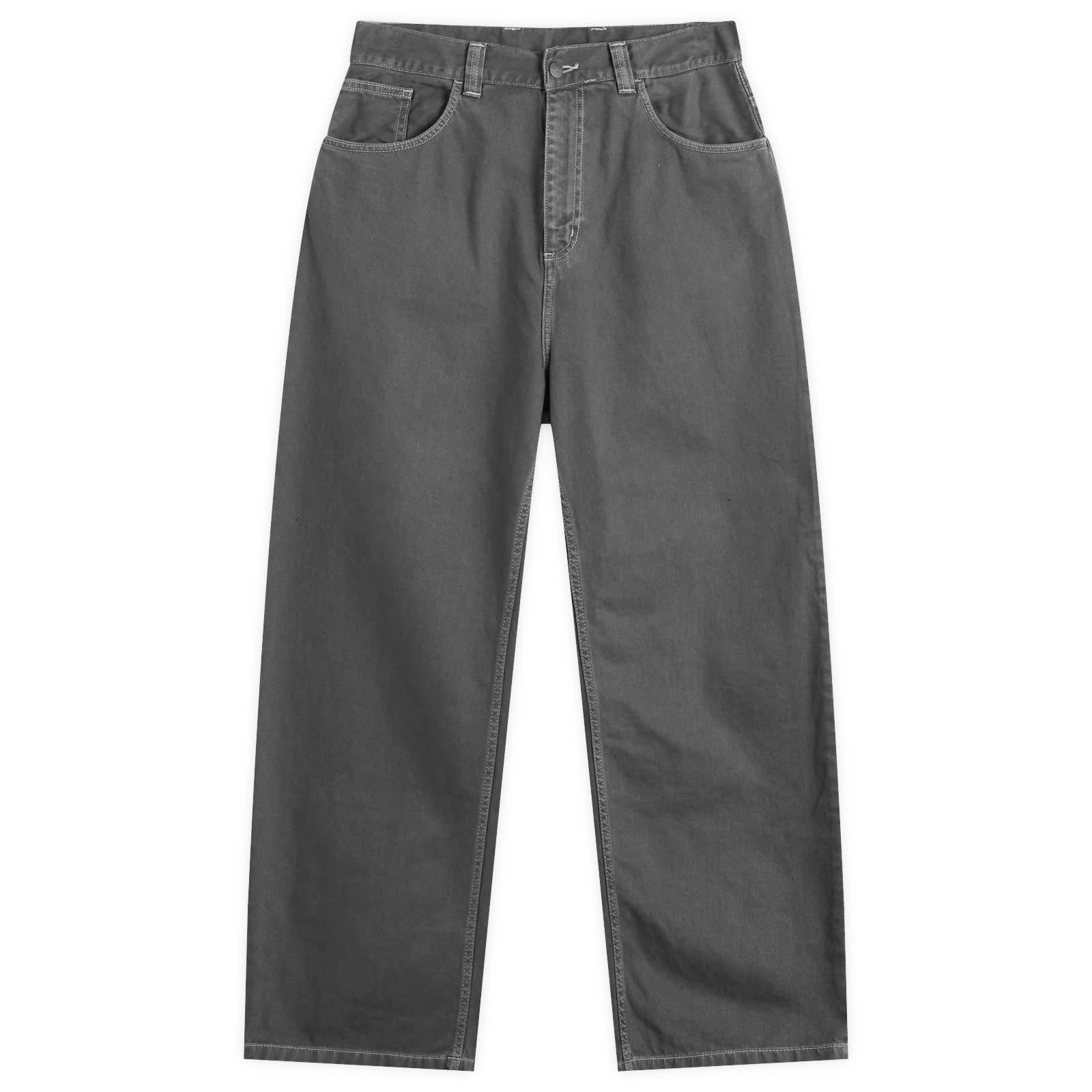 Carhartt WIP Brandon Loose Straight Twill Pants - Graphite