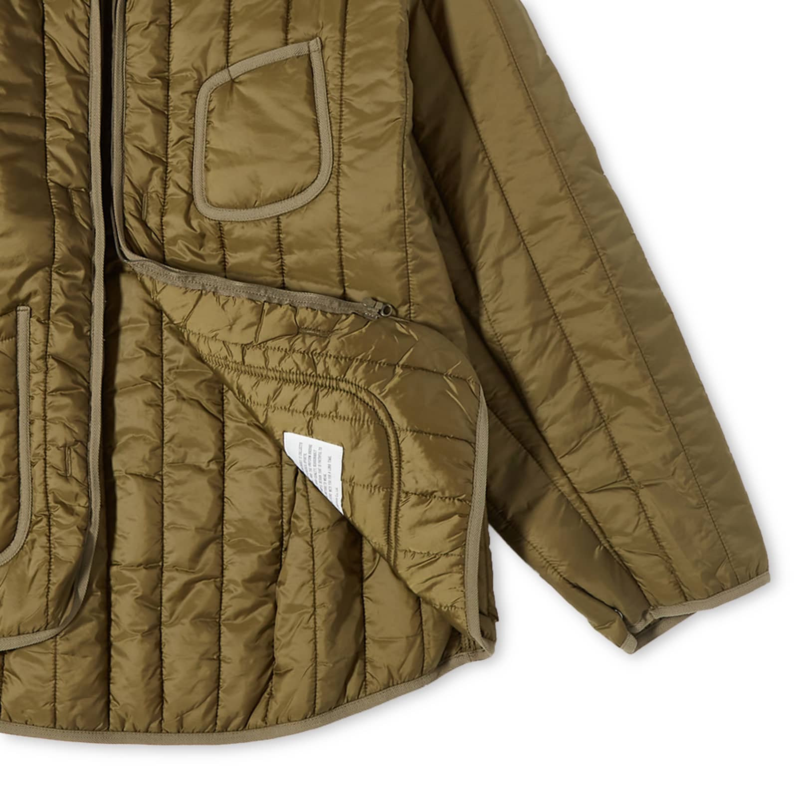 Uniform Bridge Quilted Liner Jacket Khaki END.