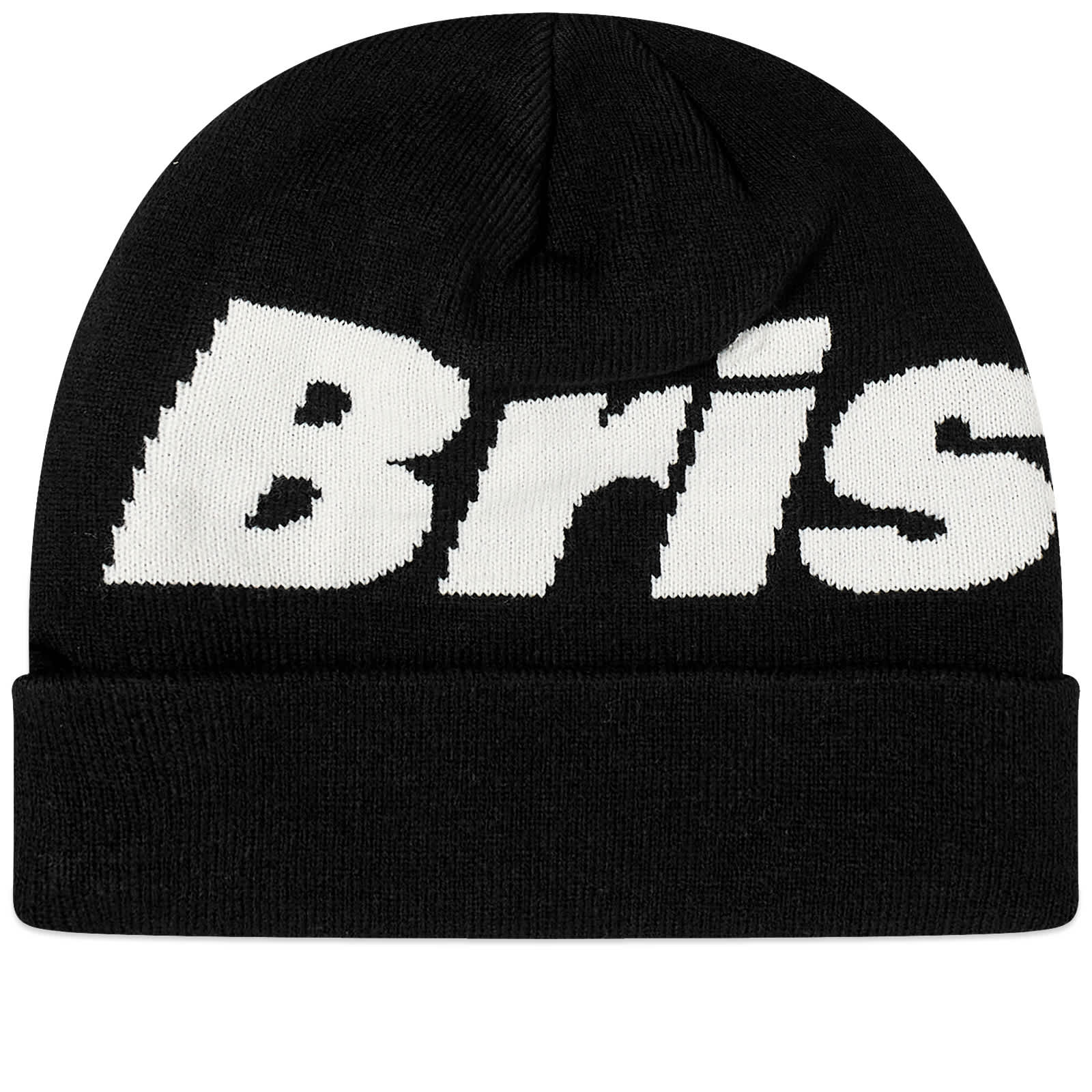 F.C. Real Bristol Big Logo Knit Beanie - Black