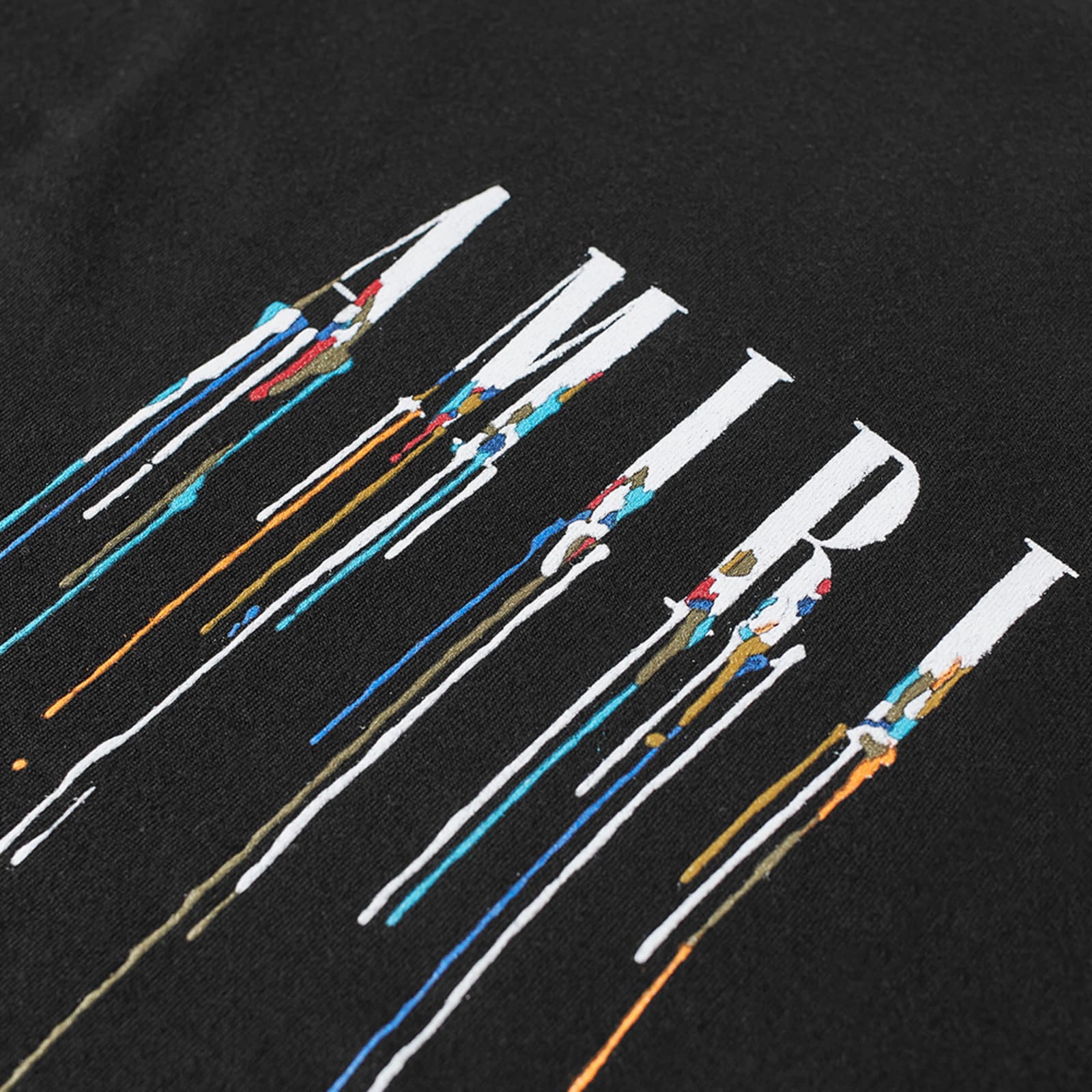 AMIRI Paint Drip Core Logo TShirt Black END. (BE)