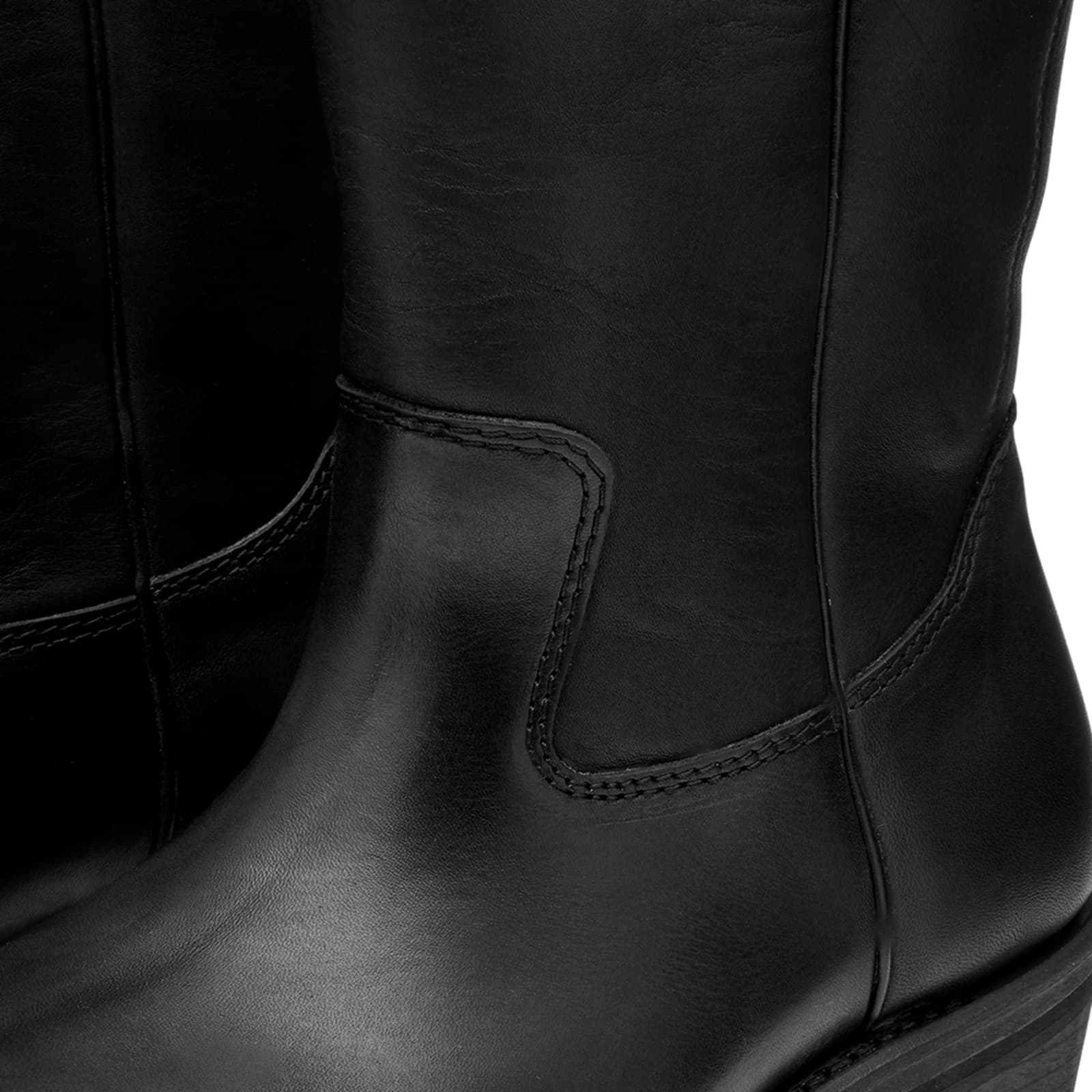 Our Legacy Flat Toe Calf Boots - Black