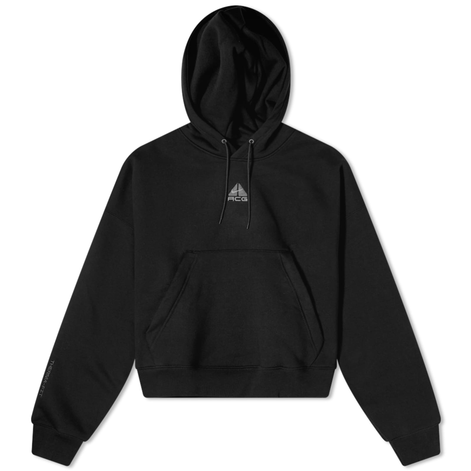 Nike ACG "Tuff Knit" Fleece Hoodie - Black, Summit White & Dark Smoke Grey