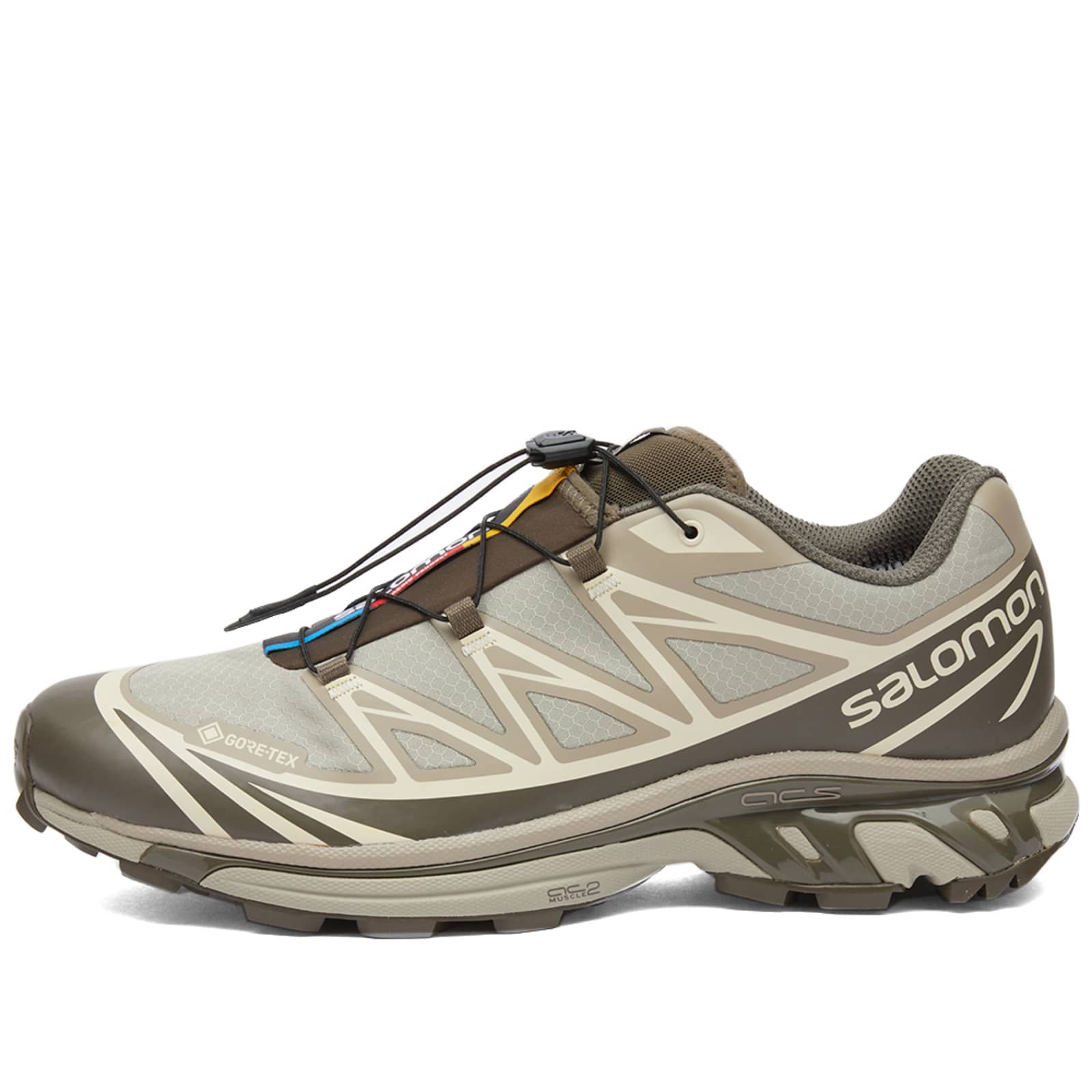 Salomon XT6 GoreTex Vintage Khaki & Major Brown END. (CA)