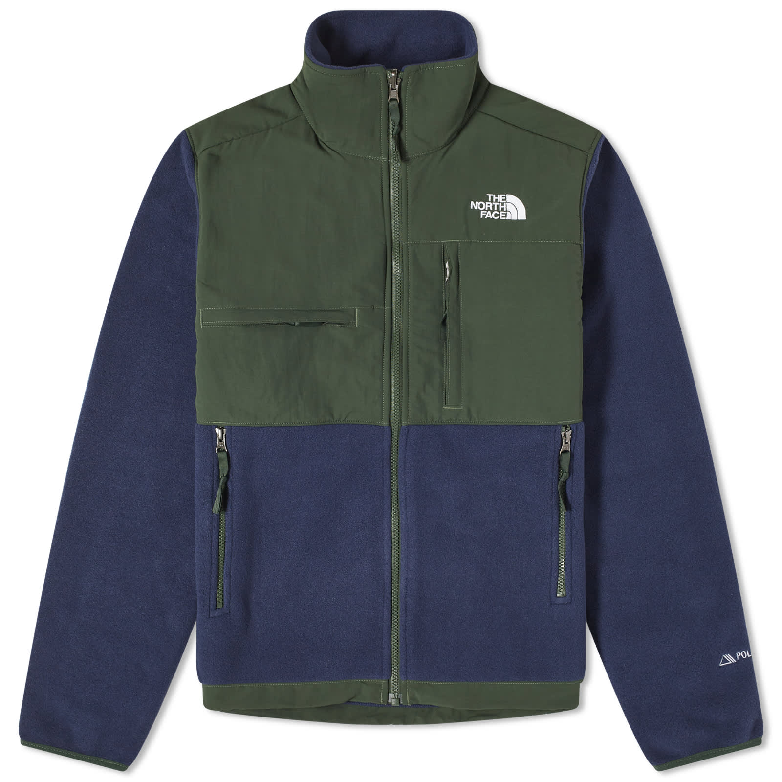 The North Face Denali Jacket Summit Navy & Pine Needle END. (AT)