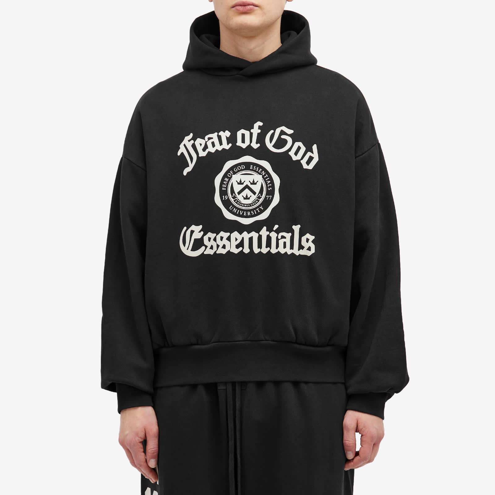 Fear of God ESSENTIALS Heavy Fleece Vintage Shrunken Hoodie